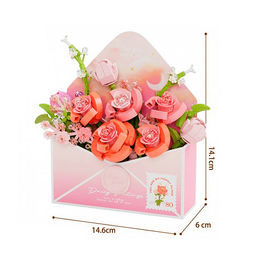 Конструктор "Цветы в конверте" (599 дет.)