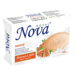 Мыло Туалетное "Royal Nova" 140гр Миндальный щербет в коробочке