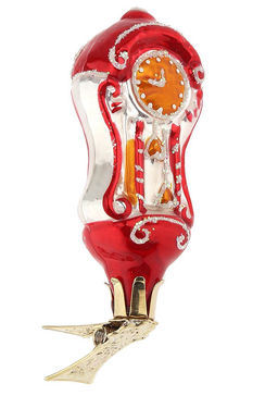 Елочное украшение Часы на прищепке ПФ-361