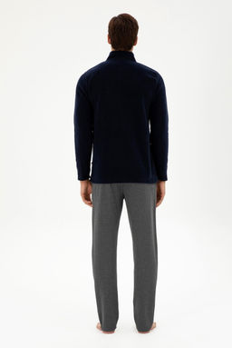 Мужской темно-синий пижамный комплект Неожиданная скидка в корзине - U.s. polo assn фото 4