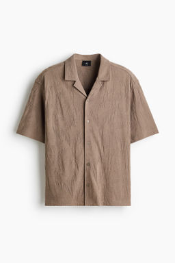 Camisa resort en punto jacquard Relaxed Fit - H&m фото 2