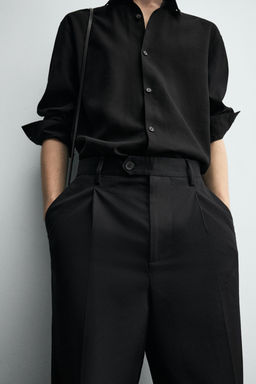 LIMITED EDITION PLEATED SUIT TROUSERS - Zara фото 5