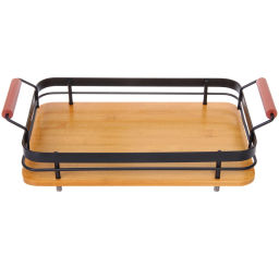 Поднос для завтрака "SHEF" 29,5*20*9,5см с ручками