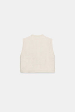 TOP CHALECO PUNTO ESTRUCTURA / Crudo - Zara фото 8