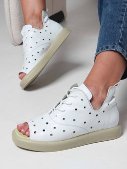 Босоножки 1059.0132gr. Белый зеленый