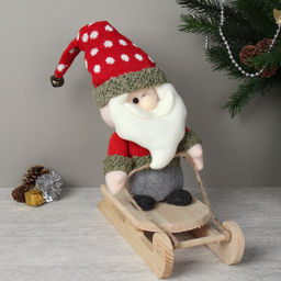 Новогоднее украшение на санях 33*22 см / HZ004 /уп 48/ - Галеонтрейд фото 9