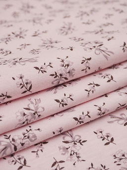 Трикотаж Кулир.гладь "Узелок нежности-серый букетик", ш.1.96м (0.98м*2, чулок), Пенье, хлопок-100%, 145гр/м.кв