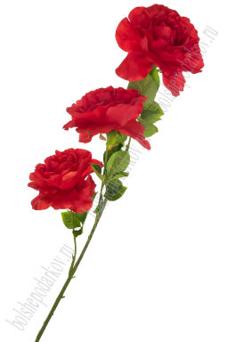 Веточка декоративная 140 см "Роза", в ассортименте