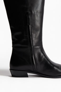 Botas de piel over-the-knee - H&m фото 9