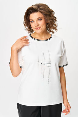 Футболка Rumoda 2263 молочный  фото 5