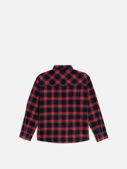 ACOOLA / Сорочка верхняя детская для мальчиков Bento красная клетка