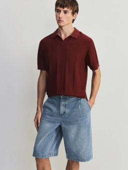 Удлиненные джинсовые шорты ZR2605042308-102 / Zarina