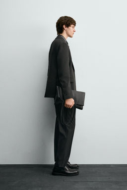 DOUBLE-BREASTED SUIT BLAZER - Zara фото 4