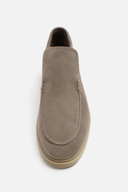 CASUAL LEATHER ANKLE BOOTS - Zara фото 13