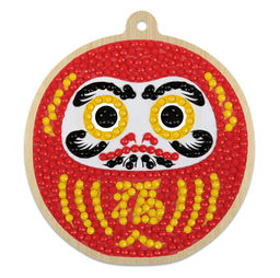 Кристальная (алмазная) мозаика ФРЕЯ ALVP-022 подвеска Дарума 8 х 8 см