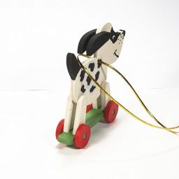 Елочные игрушки - Дворняжка белая 1013 Black Spots - Idh фото 3