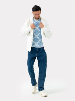 Футболка мужская синяя в технике тай-дай синий тайдай 111773-1 - Mark formelle фото 3