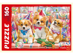 Puzzle 160 элементов "Милые корги" (П160-7122)