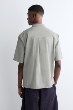 CAMISA DE ALGOD?N CON CUELLO ABIERTO - H&m фото 5