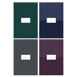 Блокнот А4 80л. на гребне "Minimal" ("BG", Б4гр80 07047) твердая подложка
