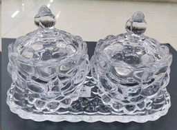 Ваза для сервировки стола 2 штуки на подставке 150 мл / RW-4251 /уп 16/ - Галеонтрейд фото 2