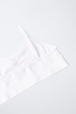8-14 A?OS/ PACK DOS TOPS SEAMLESS / Blanco / Negro - Zara фото 3