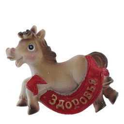 Магнит "Лошадка", L6,5 W2 H5 см, 4в.