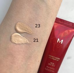 . №21 MISSHA M Perfect Cover BB Cream RX SPF42/PA+++  фото 3