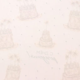 Цена за 10 шт. Бумага упаковочная глянцевая «Тортики», 100×70 см