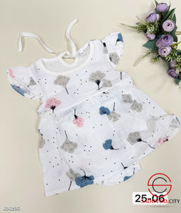 Боди-платье из мягкой ткани муслина