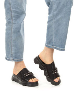 08-PEA122-1 BLACK Босоножки женские (натуральная кожа)