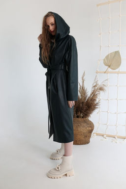 Плащ AMORI 2137 изумрудный  фото 4