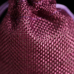 Цена за 10 шт. Мешочек подарочный из холщи, сиреневый, 7 х 9 см - Simaland фото 3