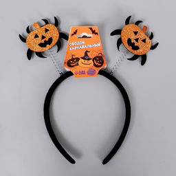 Карнавальный ободок на Хеллоуин «Тыква»