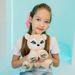 Мягкая игрушка Олень, 20 х 17 см - Milo toys фото 6