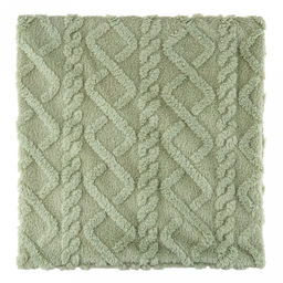 Наволочка декоративная на молнии 45х45см "Нефритовый император" 8, велсофт "Gammi" ,гладкокрашенный, стриженый, полиэстер 100%, плотность 300г/м2, упаковка на картоне, "Домашняя мода" (Россия)