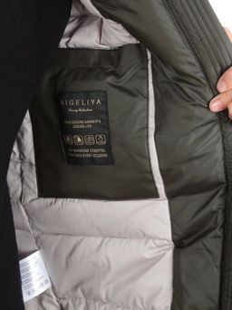 9903 SWAMP Пальто зимнее женское AIGELIYA (200 гр. холлофайбер)