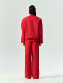 ЕМКА / Бомбер из костюмной ткани - Emka фото 4