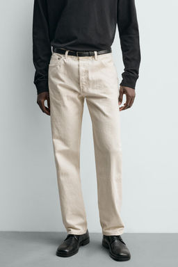 JEANS STRAIGHT FIT / Blanco roto - Zara фото 11