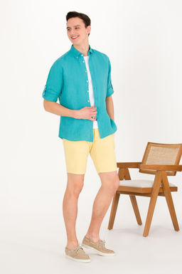 U. S. Polo Assn Мужские желтые тканые шорты - U.s. polo assn фото 15