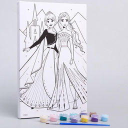 Картина по номерам, 20 х 30 см Анна и Эльза, Холодное сердце - Disney фото 2
