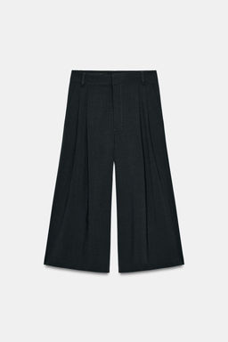 WIDE BERMUDA SHORTS WITH PLEATS - Zara фото 12