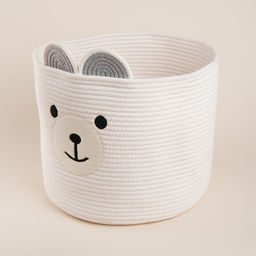 Корзина для хранения SL Home, плетёная, ручной работы, 353530 см, белая - Sima-land home фото 2