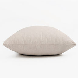 Подушка 70х70см, слоновая кость, файбер, микрофибра, 100% полиэстер - Vesta фото 3