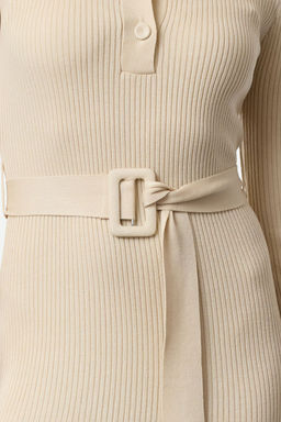 TRENDYOLMILLA Lacivert Maxi Kusakl? Triko Elbise TWOAW25EL00442  фото 8