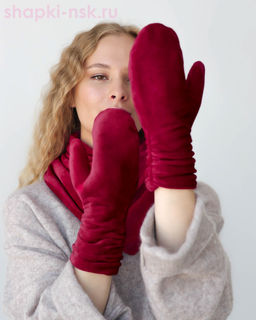 160.01/00-6 Варежки флис (M (7-8))