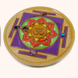 Подставка под благовония Шри Янтра символ изобилия и процветанияручная роспись