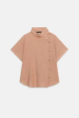 CAMISA ALAMARES ZW COLLECTION / Marr?n claro - Zara фото 5