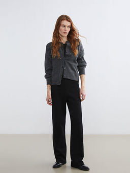 Beli Lastikli Kad?n Triko Pantolon