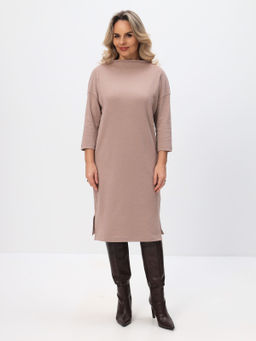 Платье трикотажное T-lab TL-DK-0004RM-бежевый м.